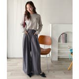 大人のためのコンパクトニット。胸刺繍ショート丈ケーブル編みニット（長袖） | Classical Elf  | 詳細画像30 