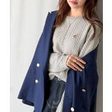 大人のためのコンパクトニット。胸刺繍ショート丈ケーブル編みニット（長袖） | Classical Elf  | 詳細画像31 