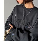 シンプルなのに一際映える。フラワー刺繍裏起毛スウェット | Classical Elf  | 詳細画像7 