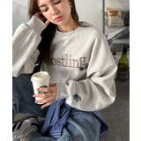 シンプルなのに一際映える。フラワー刺繍裏起毛スウェット | Classical Elf  | 詳細画像9 