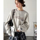 シンプルなのに一際映える。フラワー刺繍裏起毛スウェット | Classical Elf  | 詳細画像14 