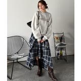 シンプルなのに一際映える。フラワー刺繍裏起毛スウェット | Classical Elf  | 詳細画像17 