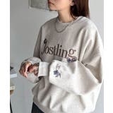 シンプルなのに一際映える。フラワー刺繍裏起毛スウェット | Classical Elf  | 詳細画像19 