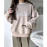 シンプルなのに一際映える。フラワー刺繍裏起毛スウェット | Classical Elf  | 詳細画像23 