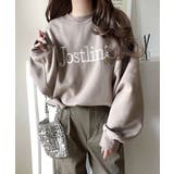 シンプルなのに一際映える。フラワー刺繍裏起毛スウェット | Classical Elf  | 詳細画像24 