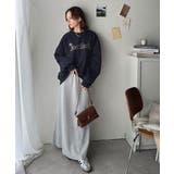 シンプルなのに一際映える。フラワー刺繍裏起毛スウェット | Classical Elf  | 詳細画像35 