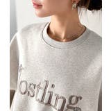 シンプルなのに一際映える。フラワー刺繍裏起毛スウェット | Classical Elf  | 詳細画像37 