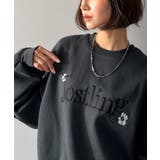 シンプルなのに一際映える。フラワー刺繍裏起毛スウェット | Classical Elf  | 詳細画像1 