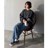 シンプルなのに一際映える。フラワー刺繍裏起毛スウェット | Classical Elf  | 詳細画像2 