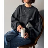 シンプルなのに一際映える。フラワー刺繍裏起毛スウェット | Classical Elf  | 詳細画像3 