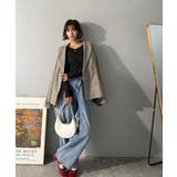 デコルテラインを美しく演出。クルーネックリブトップス（長袖） | Classical Elf  | 詳細画像21 