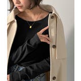 デコルテラインを美しく演出。クルーネックリブトップス（長袖） | Classical Elf  | 詳細画像22 