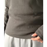 デコルテラインを美しく演出。クルーネックリブトップス（長袖） | Classical Elf  | 詳細画像43 