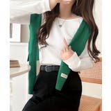 デコルテラインを美しく演出。クルーネックリブトップス（長袖） | Classical Elf  | 詳細画像2 