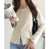 前後2wayドットボタンRIBカーディガン | Classical Elf  | 詳細画像3 