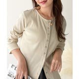 前後2wayドットボタンRIBカーディガン | Classical Elf  | 詳細画像9 