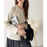 前後2wayドットボタンRIBカーディガン | Classical Elf  | 詳細画像10 