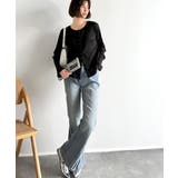 前後2wayドットボタンRIBカーディガン | Classical Elf  | 詳細画像17 