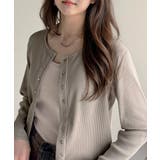 前後2wayドットボタンRIBカーディガン | Classical Elf  | 詳細画像22 