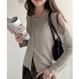 前後2wayドットボタンRIBカーディガン | Classical Elf  | 詳細画像24 