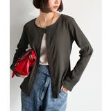 前後2wayドットボタンRIBカーディガン | Classical Elf  | 詳細画像31 