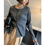 前後2wayドットボタンRIBカーディガン | Classical Elf  | 詳細画像37 