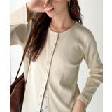 前後2wayドットボタンRIBカーディガン | Classical Elf  | 詳細画像6 