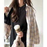 ブラック | リラックス感とお洒落を両立。2wayヘンリーネックリブワンピース(ロング丈) | Classical Elf