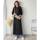 リラックス感とお洒落を両立。2wayヘンリーネックリブワンピース(ロング丈) | Classical Elf | 詳細画像7