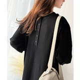 リラックス感とお洒落を両立。2wayヘンリーネックリブワンピース(ロング丈) | Classical Elf | 詳細画像10