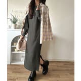 リラックス感とお洒落を両立。2wayヘンリーネックリブワンピース(ロング丈) | Classical Elf | 詳細画像13