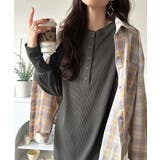 リラックス感とお洒落を両立。2wayヘンリーネックリブワンピース(ロング丈) | Classical Elf | 詳細画像16