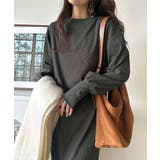 リラックス感とお洒落を両立。2wayヘンリーネックリブワンピース(ロング丈) | Classical Elf | 詳細画像17