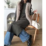 リラックス感とお洒落を両立。2wayヘンリーネックリブワンピース(ロング丈) | Classical Elf | 詳細画像19