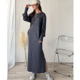 リラックス感とお洒落を両立。2wayヘンリーネックリブワンピース(ロング丈) | Classical Elf | 詳細画像23