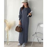 リラックス感とお洒落を両立。2wayヘンリーネックリブワンピース(ロング丈) | Classical Elf | 詳細画像25