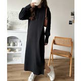 リラックス感とお洒落を両立。2wayヘンリーネックリブワンピース(ロング丈) | Classical Elf | 詳細画像3