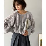 着るだけで上級者見えが叶う1枚♪ポコポコ透かし編みニットPO | Classical Elf  | 詳細画像12 