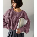 着るだけで上級者見えが叶う1枚♪ポコポコ透かし編みニットPO | Classical Elf  | 詳細画像31 