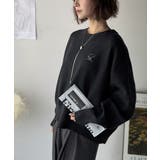 シンプルながらも洗練されたデザインで、こなれ感。胸刺繍スウェット見えコクーンニッ… | Classical Elf | 詳細画像16