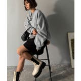 袖先のさりげない刺繍がアクセント。サインロゴ刺繍裏起毛スウェット | Classical Elf  | 詳細画像12 