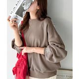 袖先のさりげない刺繍がアクセント。サインロゴ刺繍裏起毛スウェット | Classical Elf  | 詳細画像26 