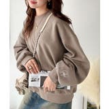 袖先のさりげない刺繍がアクセント。サインロゴ刺繍裏起毛スウェット | Classical Elf  | 詳細画像29 