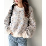 ヴィンテージライクなデザインで上級見え◎アンティークラグモチーフ柄ニットPO | Classical Elf | 詳細画像4