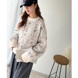 ヴィンテージライクなデザインで上級見え◎アンティークラグモチーフ柄ニットPO | Classical Elf | 詳細画像5