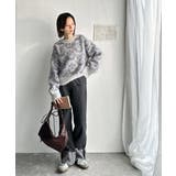 ヴィンテージライクなデザインで上級見え◎アンティークラグモチーフ柄ニットPO | Classical Elf | 詳細画像11