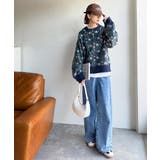 ヴィンテージライクなデザインで上級見え◎アンティークラグモチーフ柄ニットPO | Classical Elf | 詳細画像32