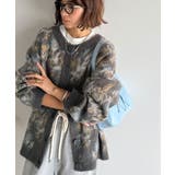 大人可愛いヴィンテージ調。モヘアタッチ前後2wayアンティークラグモチーフ柄ニッ… | Classical Elf  | 詳細画像20 