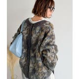 大人可愛いヴィンテージ調。モヘアタッチ前後2wayアンティークラグモチーフ柄ニッ… | Classical Elf  | 詳細画像25 