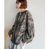 大人可愛いヴィンテージ調。モヘアタッチ前後2wayアンティークラグモチーフ柄ニッ… | Classical Elf  | 詳細画像28 